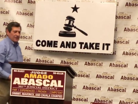 Voters in Maverick, Dimmit and Zavala re-elect Judge Amado Abascal