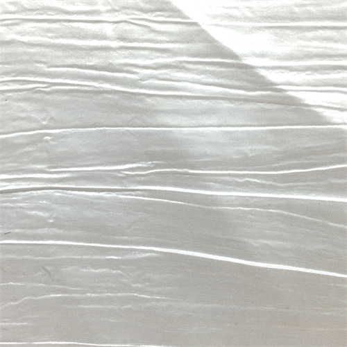 White crinkle taffeta