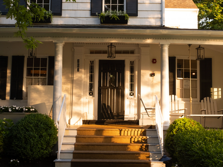 The Maidstone hotel, East Hampton, photographed at golden hour for The Elitist