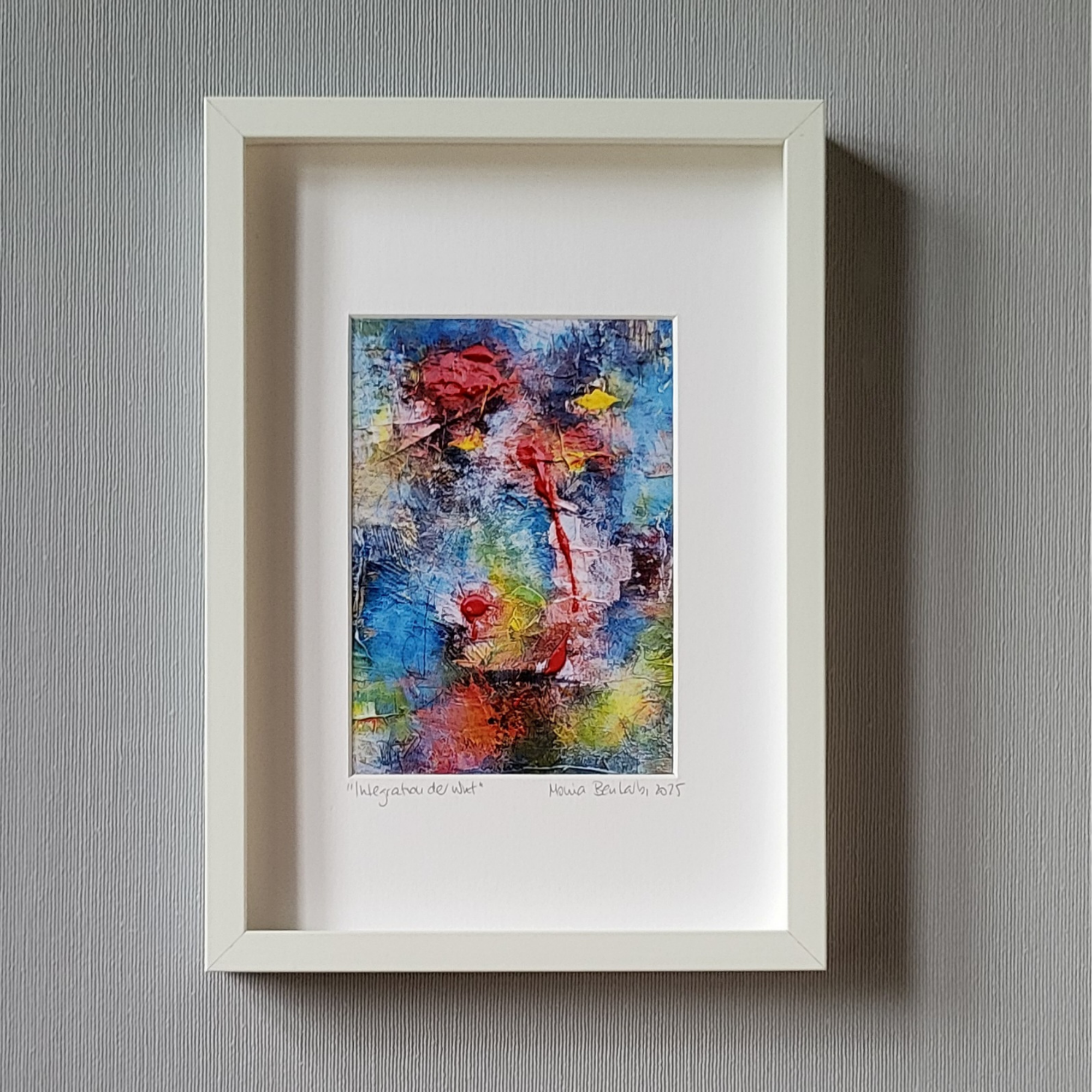 "Integration der Wut", gerahmt, 21x30 cm