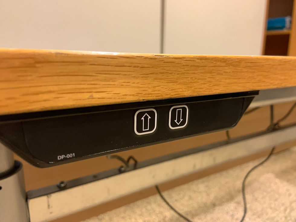 Thumbnail: Selt/Endurnýtt-ÁG rafmagnsskrifborð 180x50 sm