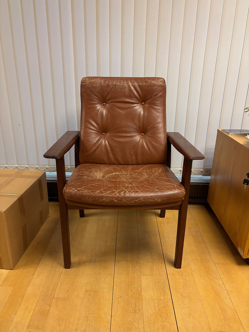 SELT / SOLD Vodder Sibast hönnunarstóll rósaviður Danmörk, 1960s