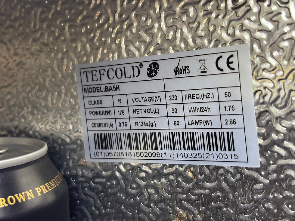 Thumbnail: SELT / SOLD Tefcold kælir - H87sm.