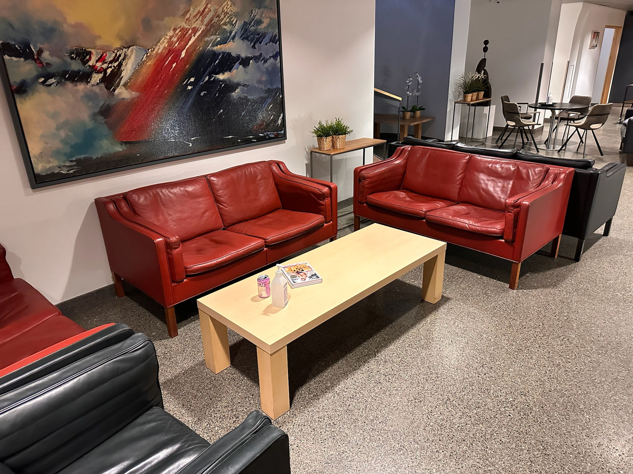 SELT / SOLD Børge Mogensen handsmíðaðir leðursófar