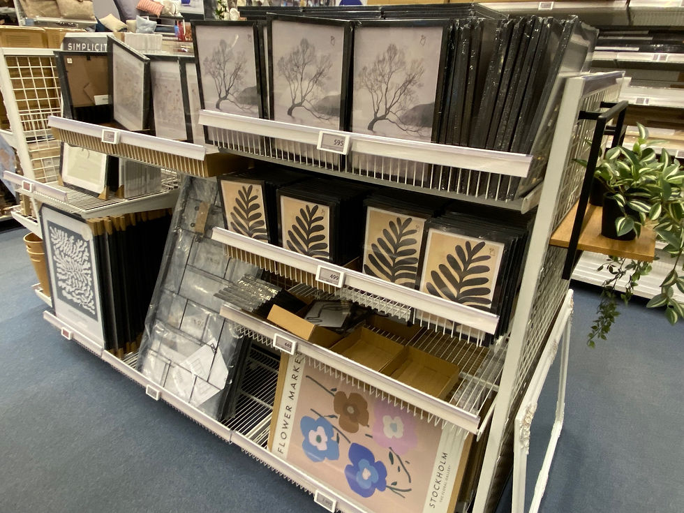 Thumbnail: SELT / SOLD  Verslunarhillur - lagerhillur - B190/270 D90 x H154