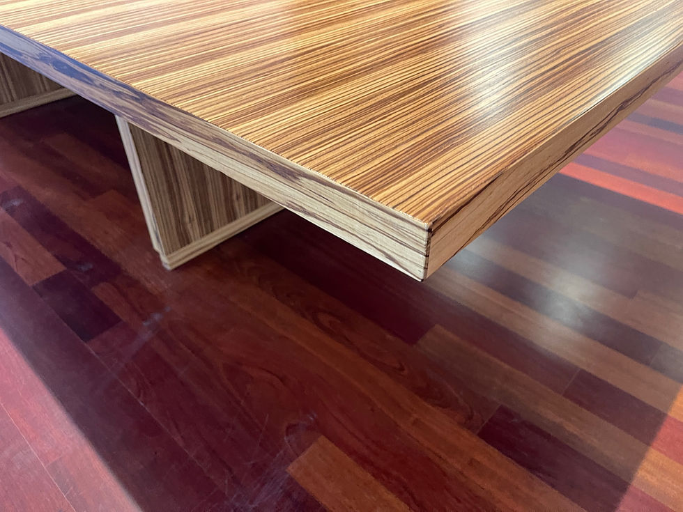 Thumbnail: SELT / SOLD Glæsilegt fundarborð 12 manna 500x140 cm