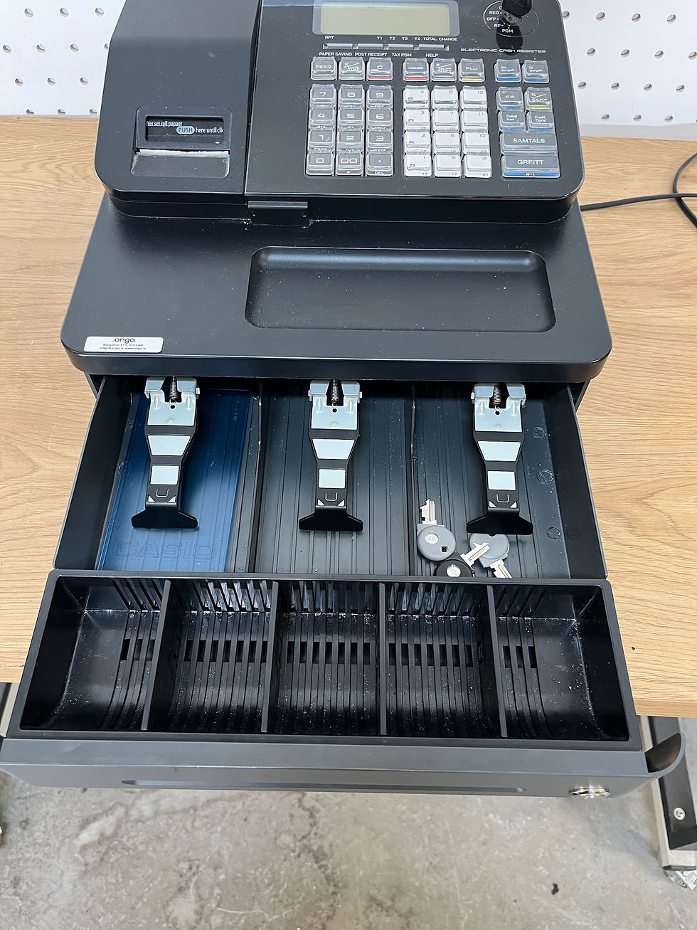 Thumbnail: SELT / SOLD Casio sjóðsvél