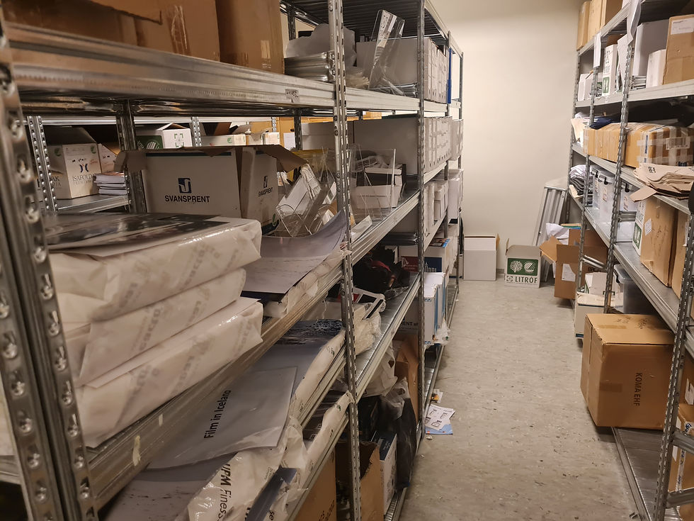 Thumbnail: SELT / SOLD  - Ísold hillur - flott í bílskúr eða lagerinn