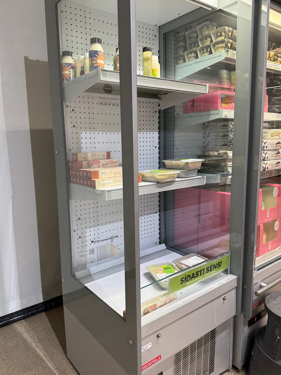 Thumbnail: Oscartielle opinn kælir frá BVT, H198xB68sm.