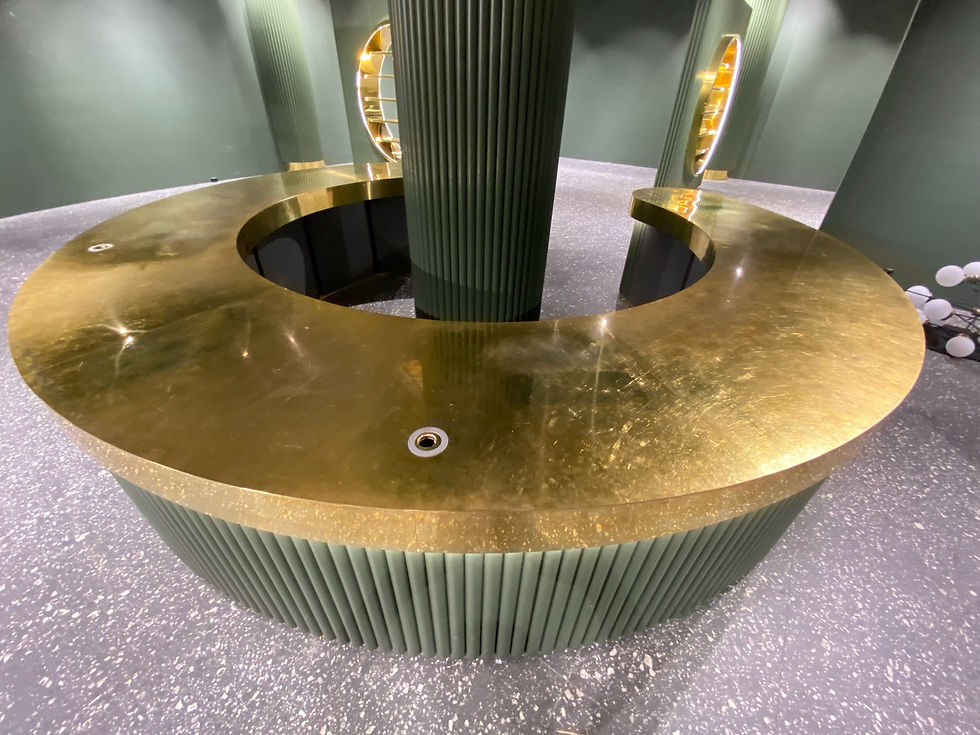 Thumbnail: SELT / SOLD Magnað móttöku/afgreiðsluborð m.ledlýsingu - sérsmíði