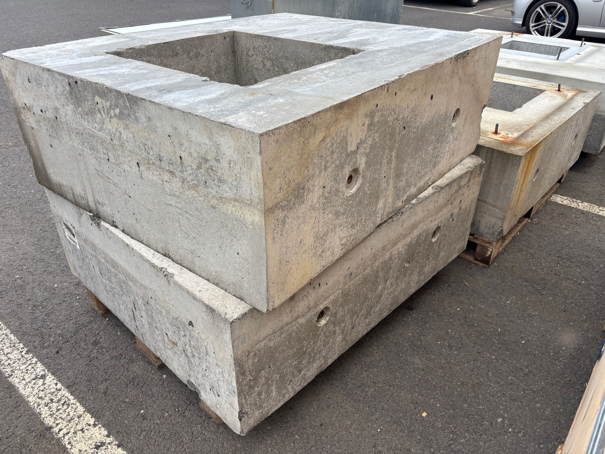 Forsteyptir sökklar H40 x 120x100 - (3 stk)