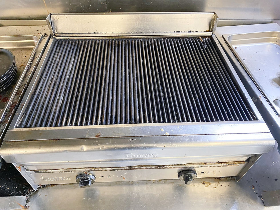 SELT / SOLD Grillvapor rafmagnsgrill, B80 x D70 x H34 sm.
