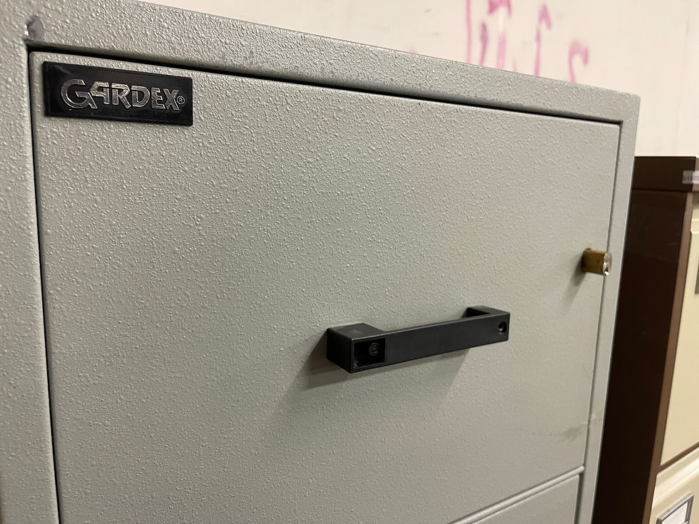 Thumbnail: SELT / SOLD - Kardex safe-file eldvarnarskápur