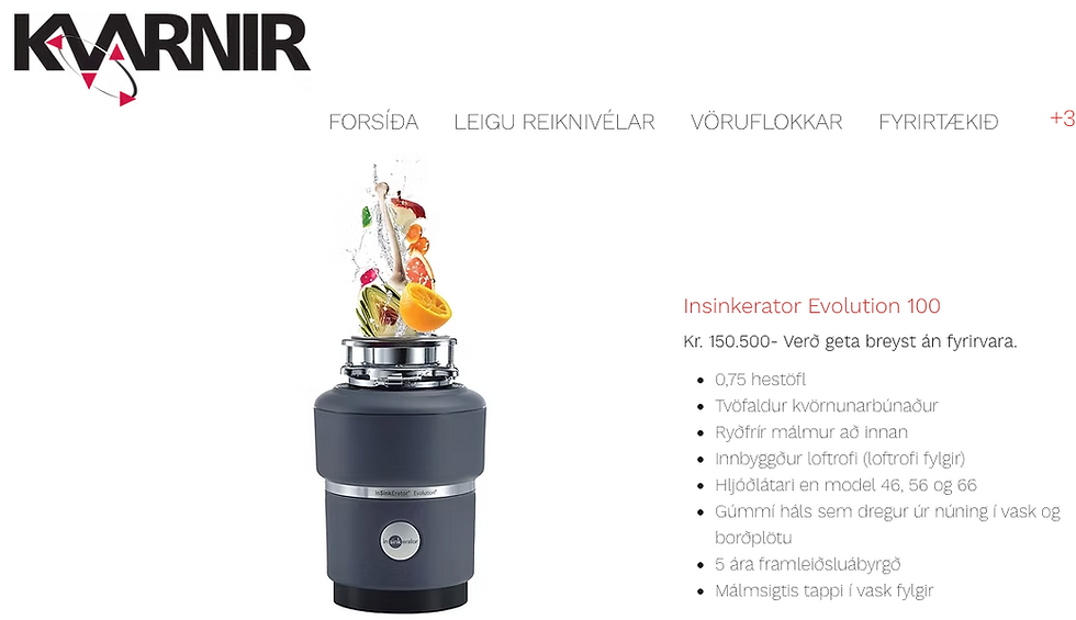 Thumbnail: Stálborð m/vaski, blöndunartæki  B200sm.
