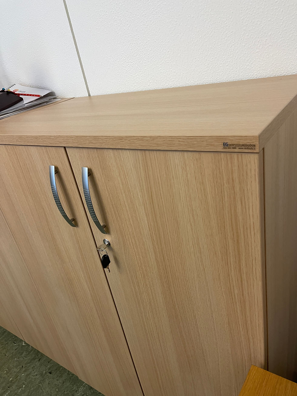 Thumbnail: SELT / SOLD Skrifstofuskápur frá EG skrifstofuhúsgögn