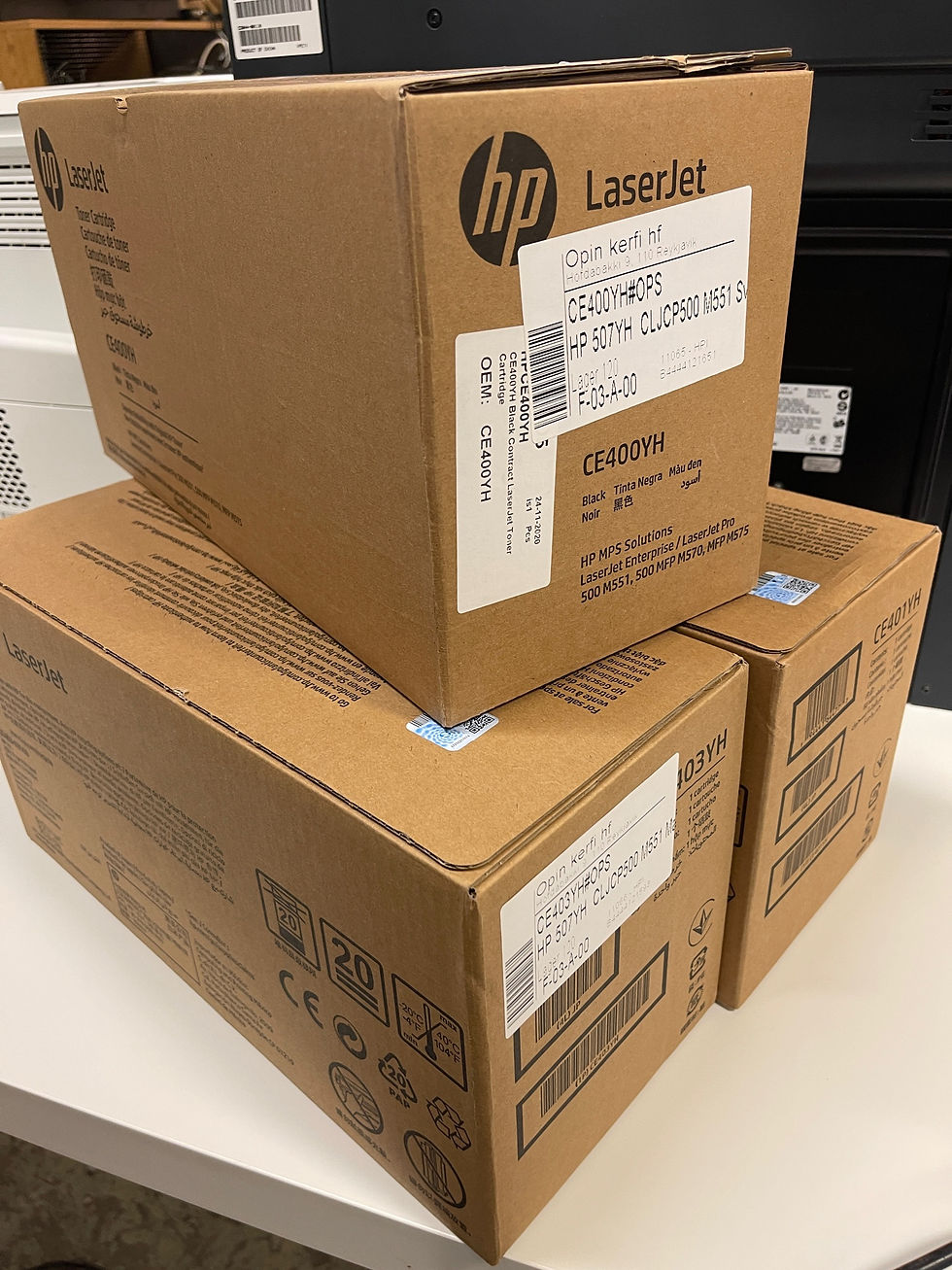 Thumbnail: SELT-HP Laserjet 500 color M575 - 3 litahylki fylgja