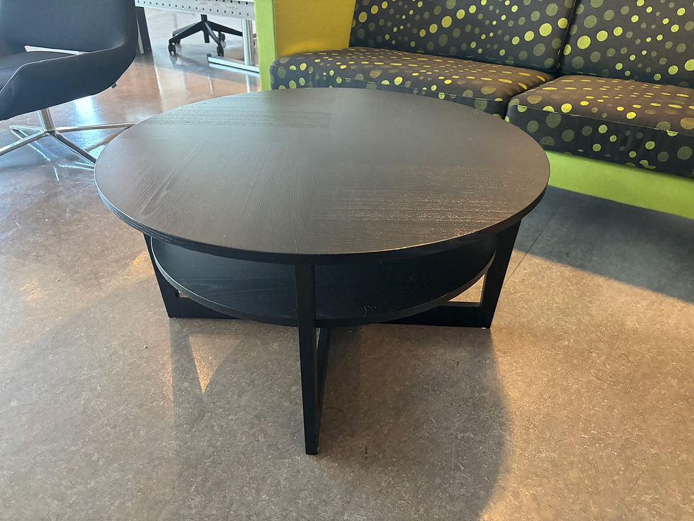 Thumbnail: SELT / SOLD IKEA sófaborð, Ø90xH48sm.