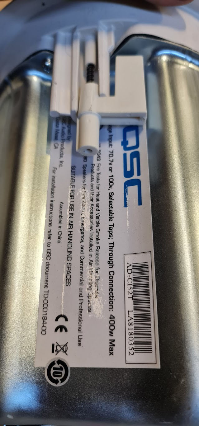 Thumbnail: SELT/SOLD - Loftahátalarar fyrir kerfisloft - QSC