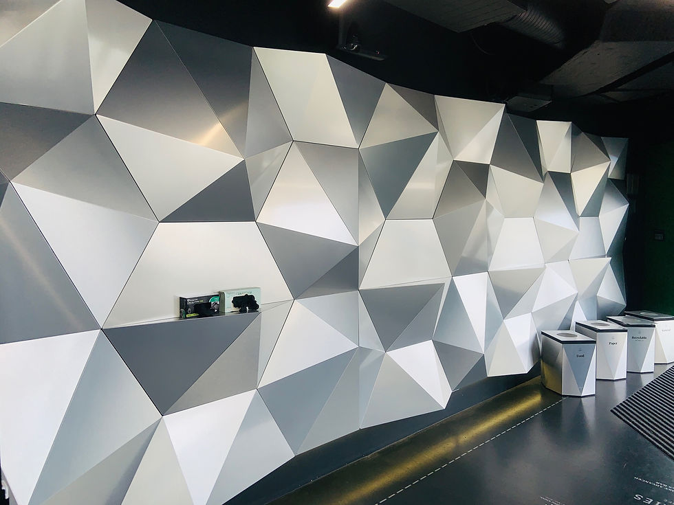 Thumbnail: SELT / SOLD Diamond veggur m.ledlýsingu -  14.40 metrar