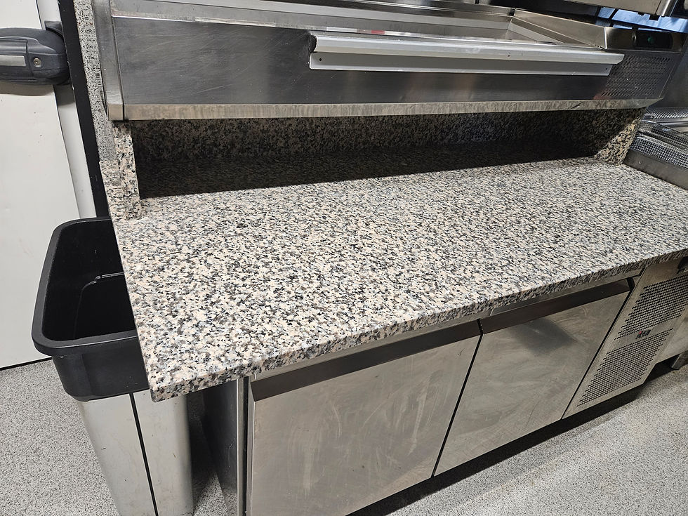 Thumbnail: SELT / SOLD -- Preppborð-pizzaborð / kælir - 2020 - Fastus 165 sm