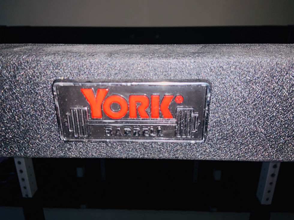 Thumbnail: SELT/SOLD-UpphífingarstöYork lyftingagrind+bekkur+lóð-York lifting frame + bench