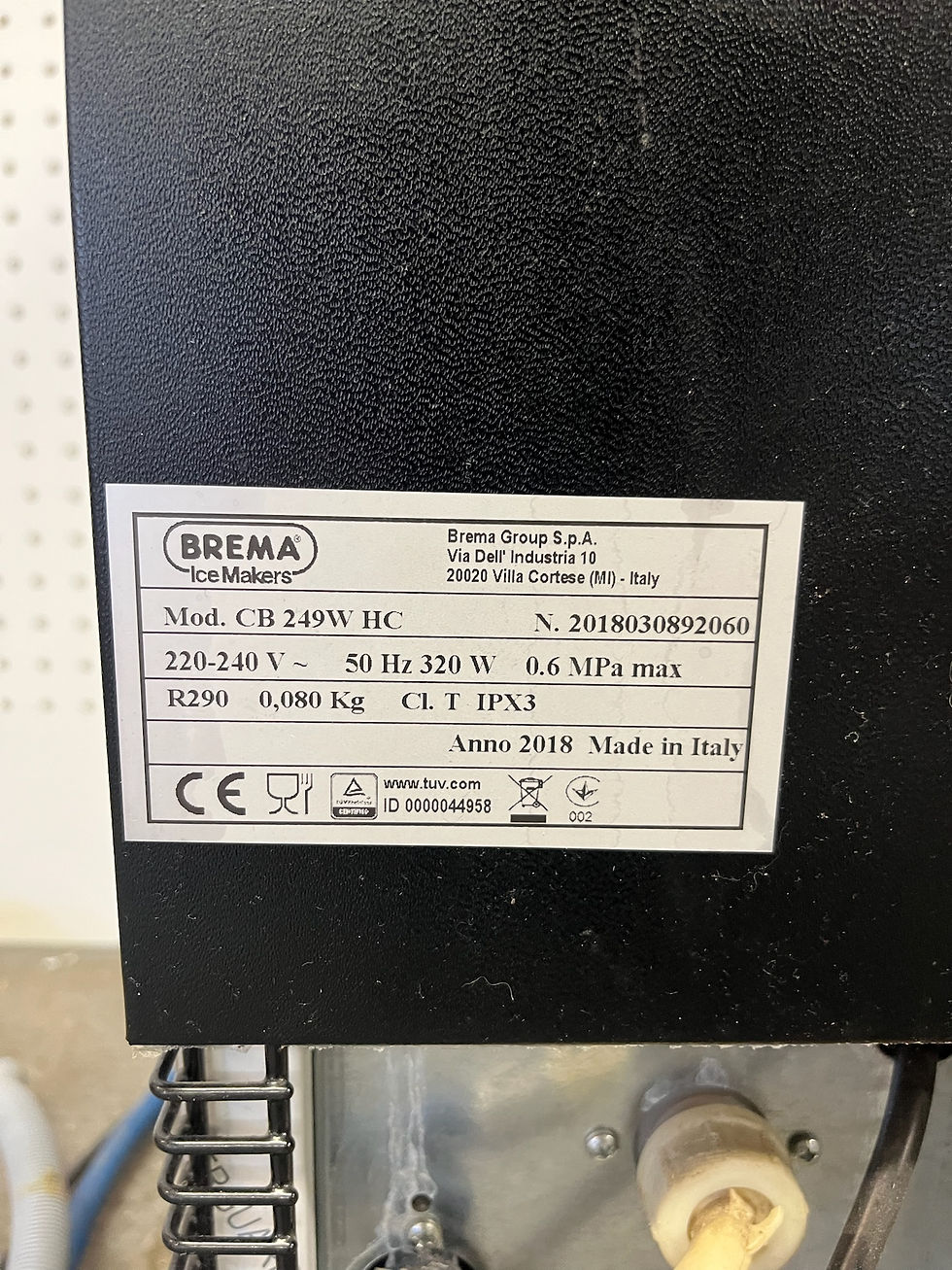 Thumbnail: SELT / SOLD Brema klakavél, 29kg. / 9kg.