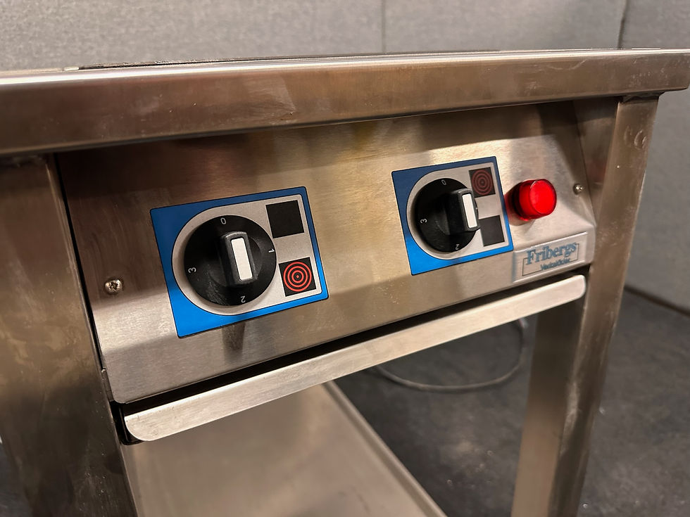 Thumbnail: SELT / SOLD Fribergs helluborð, B37 x D66 x H91 sm.