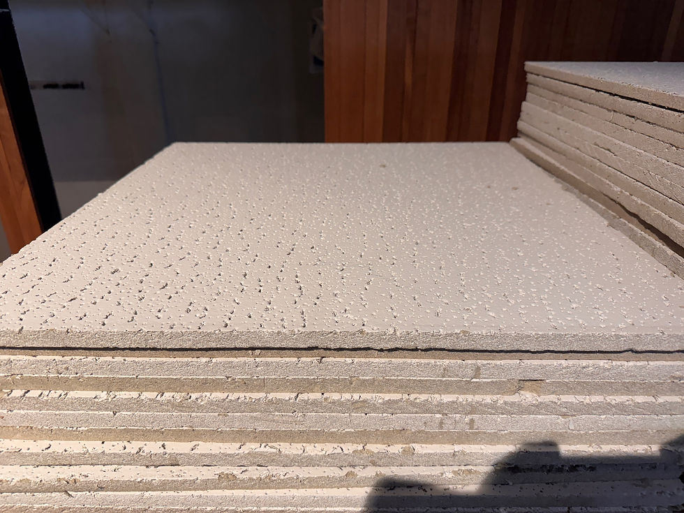 Thumbnail: Kerfisloft / loftaplötur, hljóðeinangrandi, 60x60 sm  (80m²)