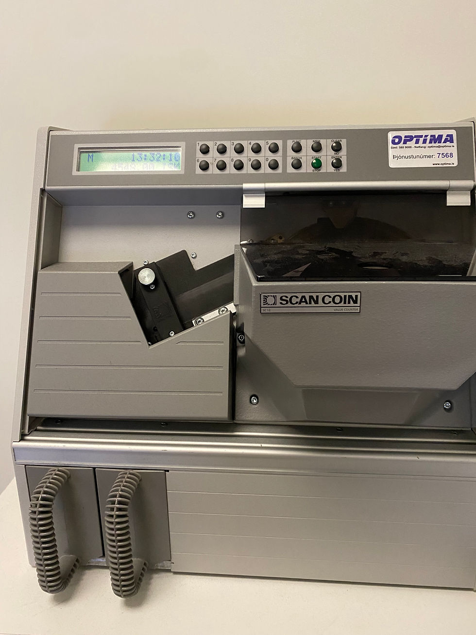 Scan Coin myntteljari og flokkunarvél