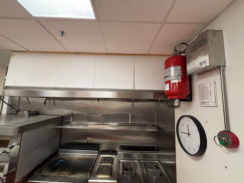 Thumbnail: SELT / SOLD Háfur með Amerex slökkvikerfi - L250 x D85 x H60