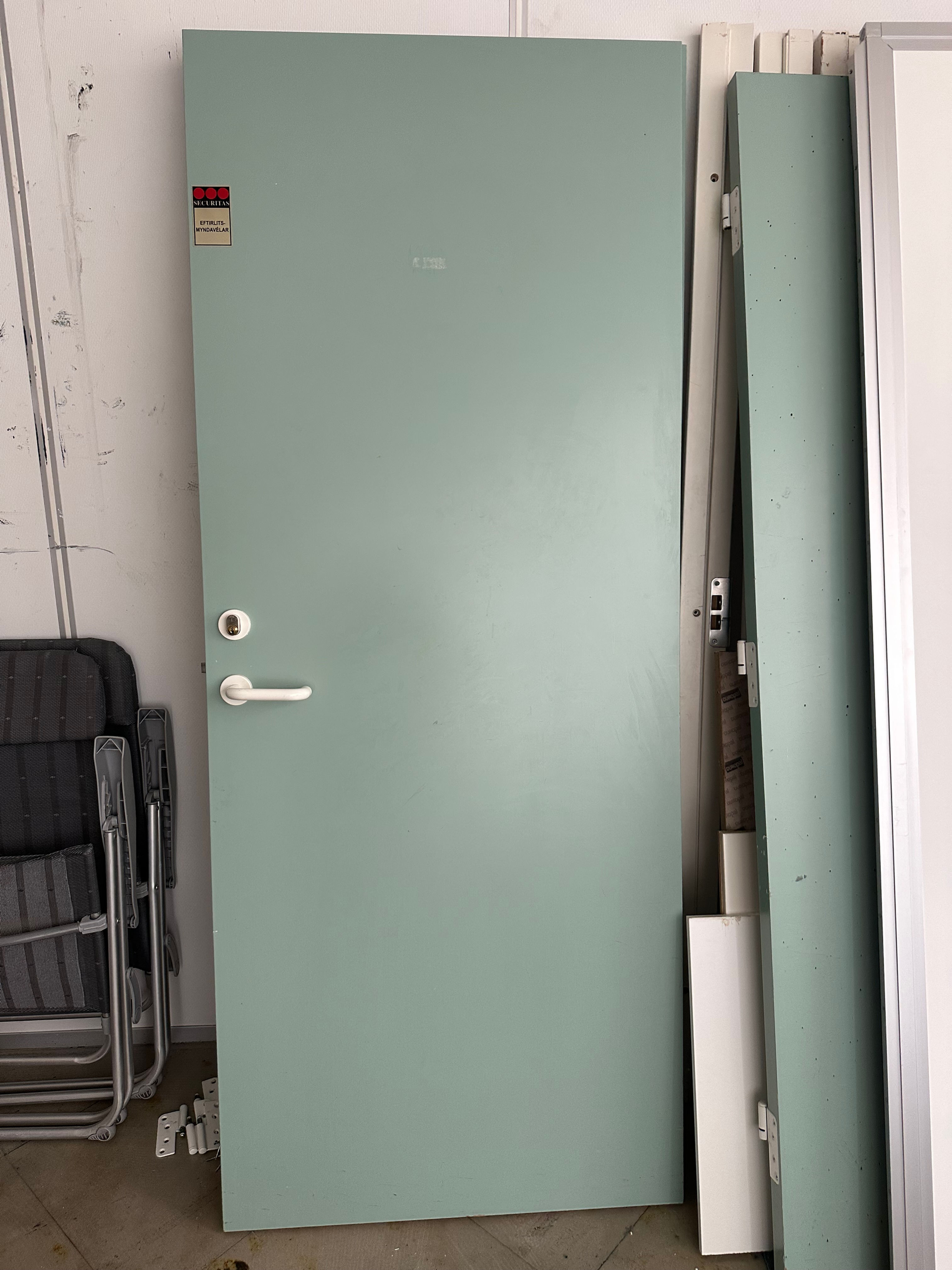 Viðarhurð, hurðafleki HxB80sm. (3 stk.)