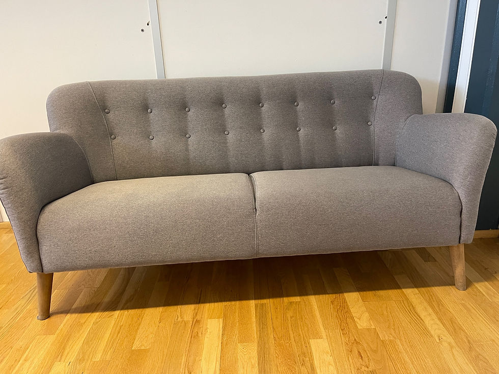 Thumbnail: Selt/Endurnýtt-Boggie sófi frá Dorma 3ja sæta Toro blár - 1 sófi til.