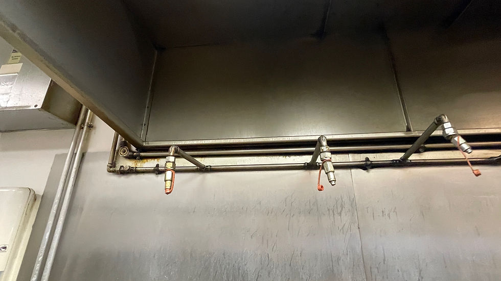 Thumbnail: SELT / SOLD Háfur með slökkvikerfi - L320 x D130 x H90