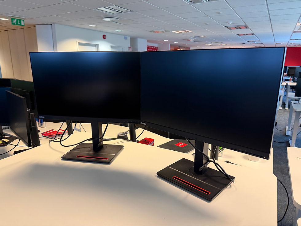 Lenovo P24q tölvuskjár - 24", 2560x1440p (3 stk.)