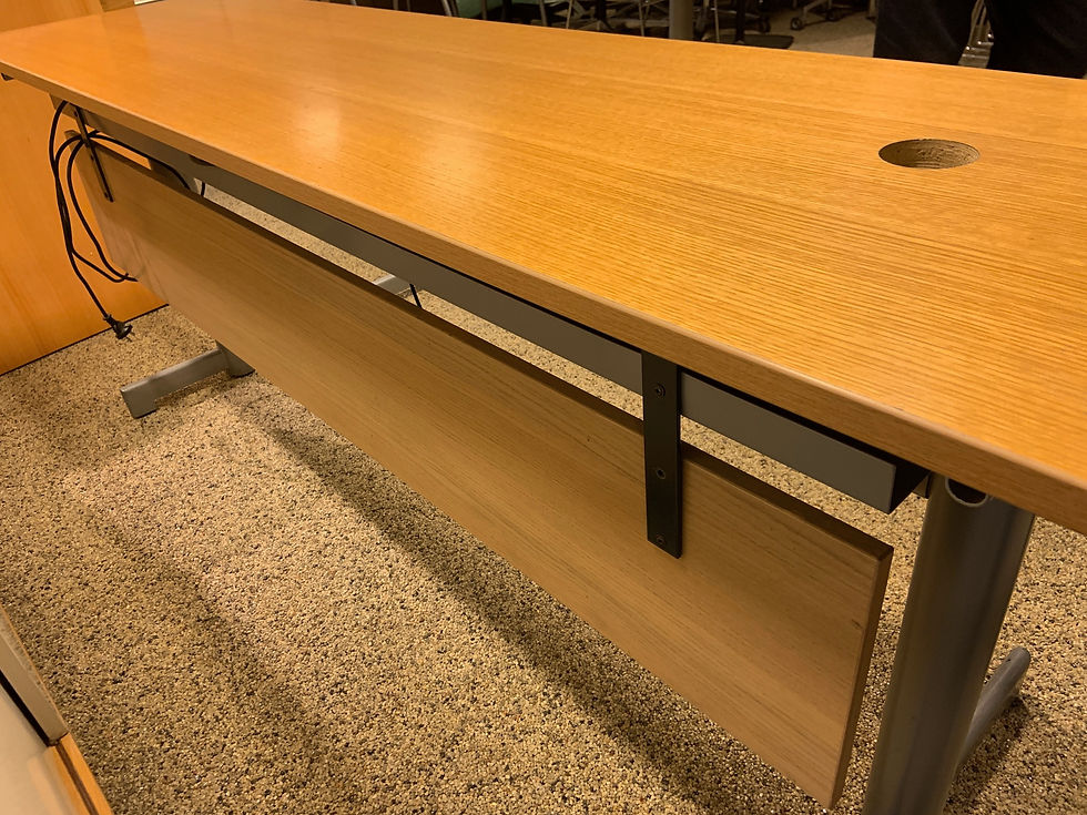 Thumbnail: Selt/Endurnýtt-ÁG rafmagnsskrifborð 180x50 sm