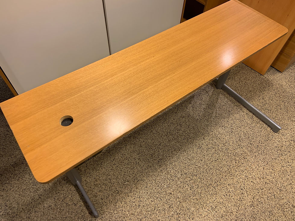 Thumbnail: Selt/Endurnýtt-ÁG rafmagnsskrifborð 180x50 sm