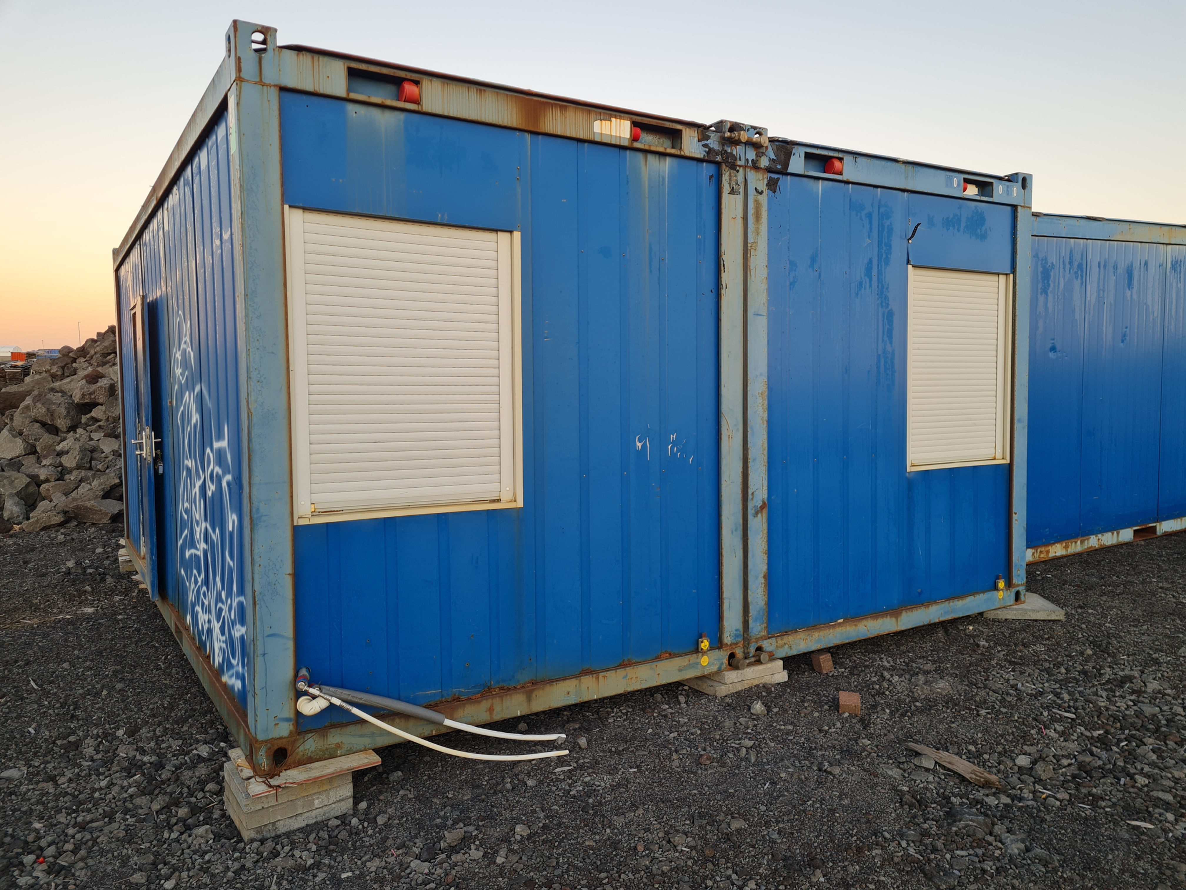 Gámahús - mötuneyti - opið rými