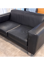 Leðursófi, B155xD90sm.