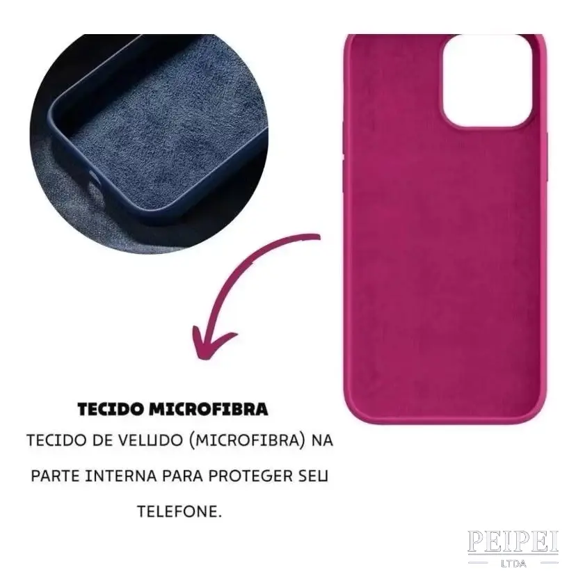 Capa Aveludada Para Iphone 11