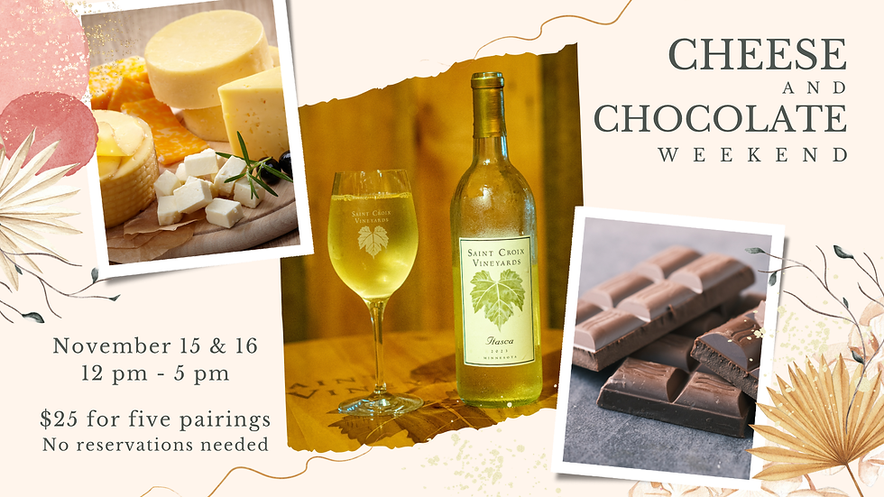 Cheese and Chocolate Weekend