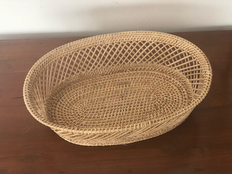 Thumbnail: Oval shape large basket