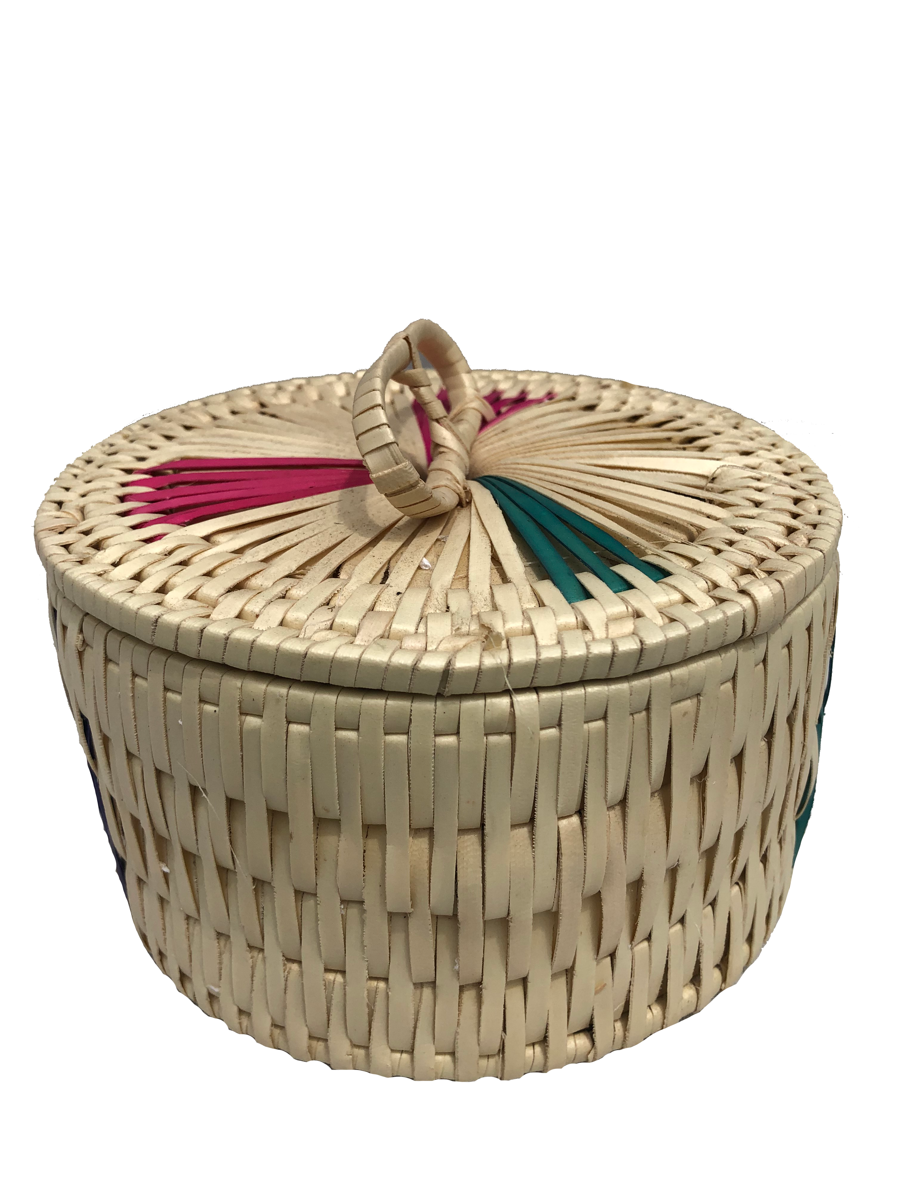 small round box with lid