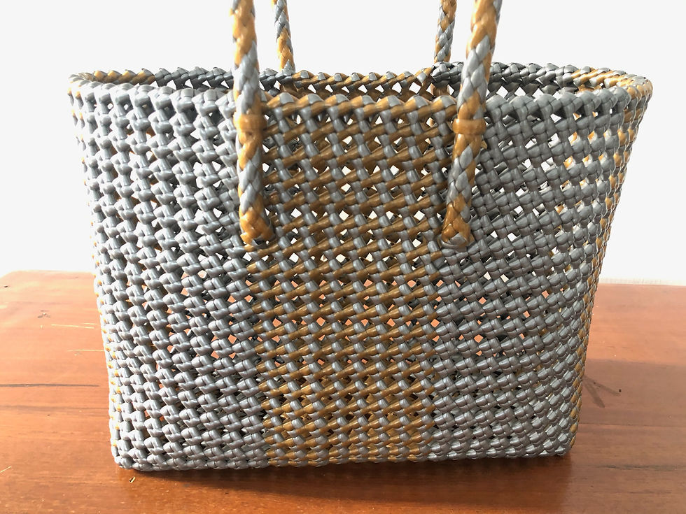 Thumbnail: Gold and Grey basket