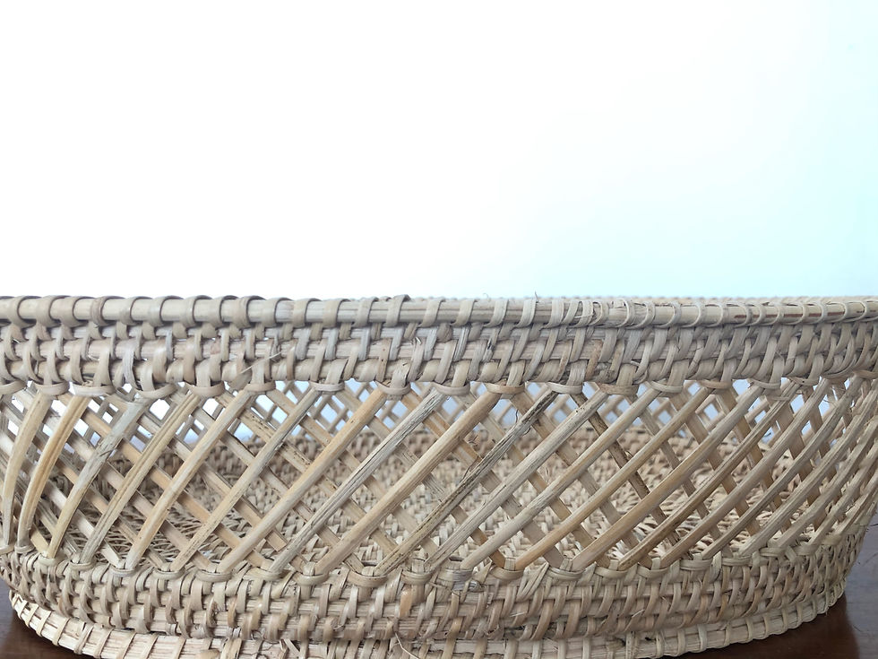 Thumbnail: Oval shape large basket
