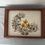Thumbnail: Medium wooden tray with dry flowers