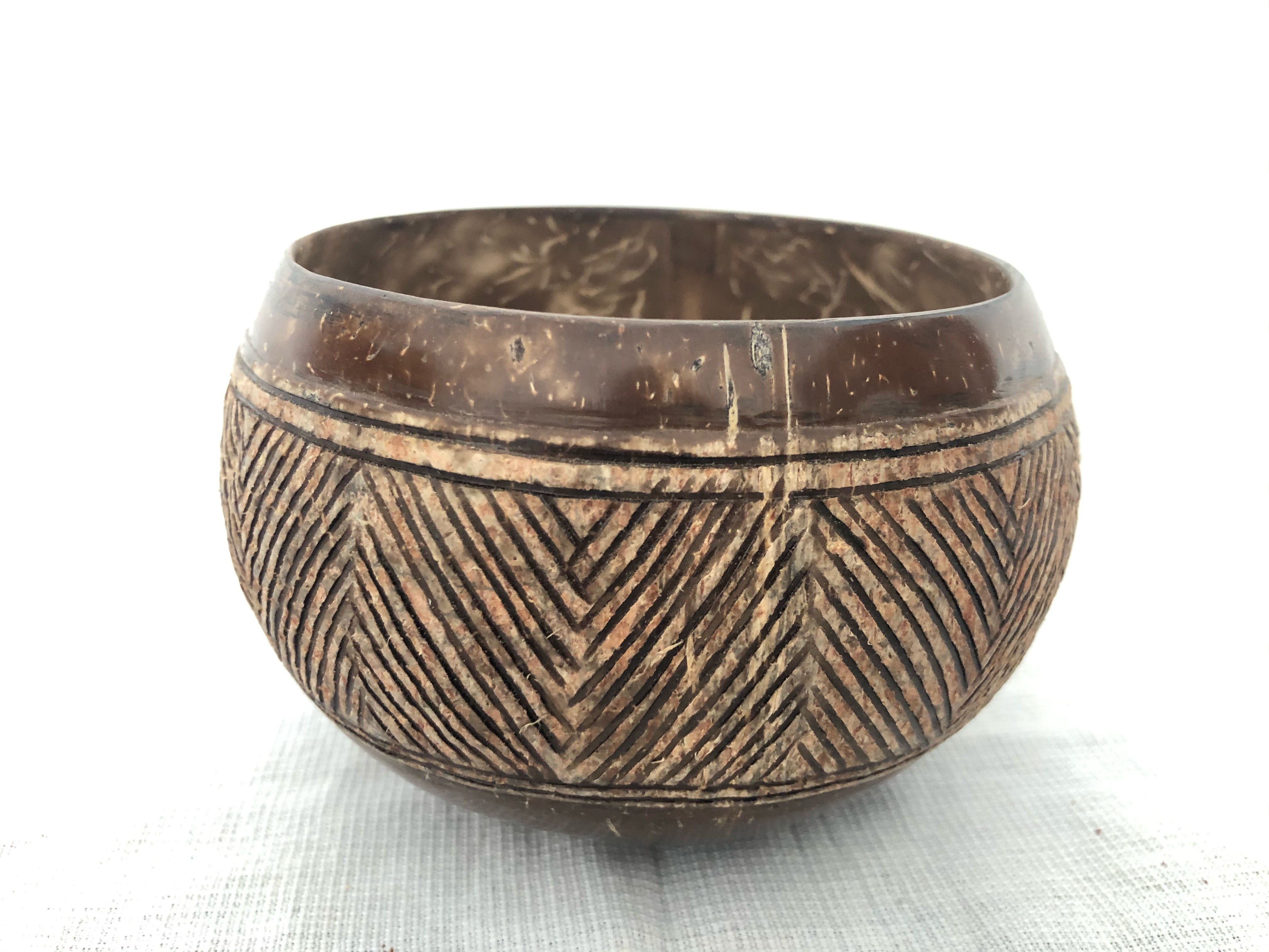 Coconut shells cup