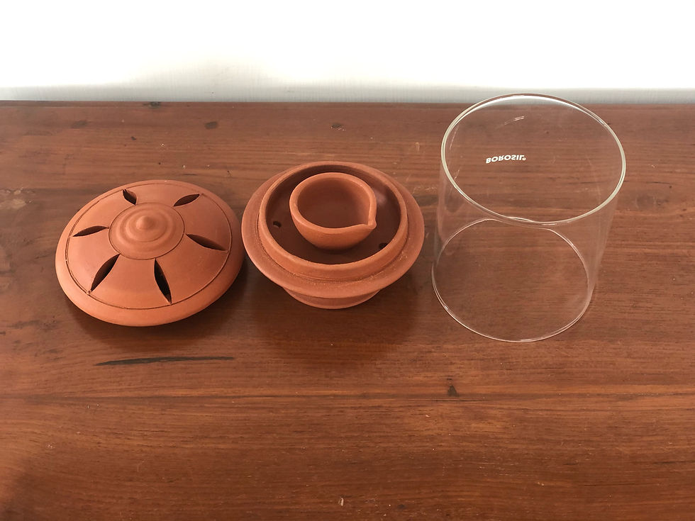 Thumbnail: Terracotta Lamp