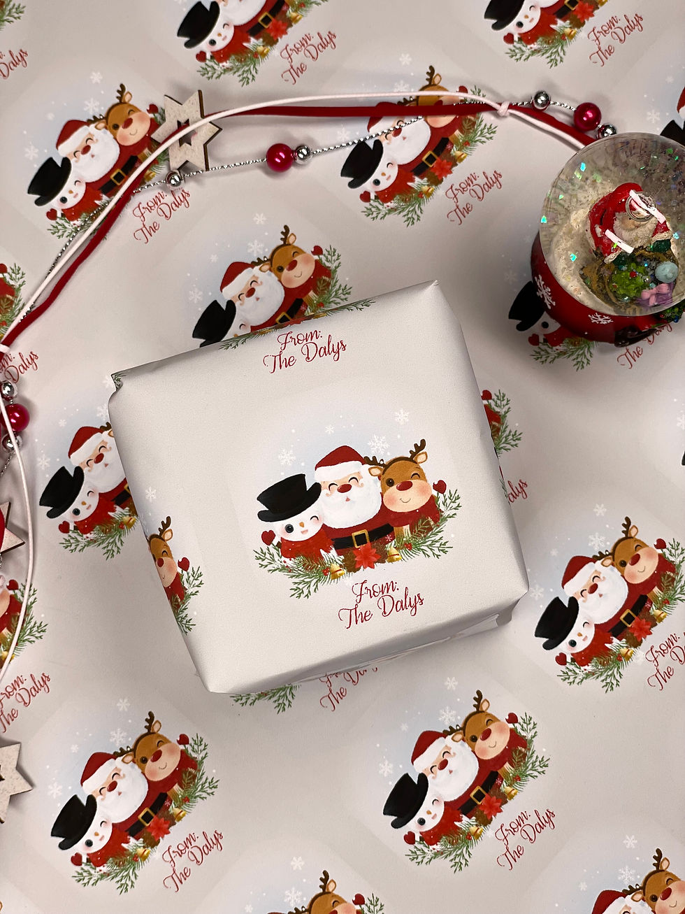 Thumbnail: Personalised wrapping paper