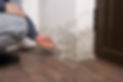 A view of a wall affected by water damage