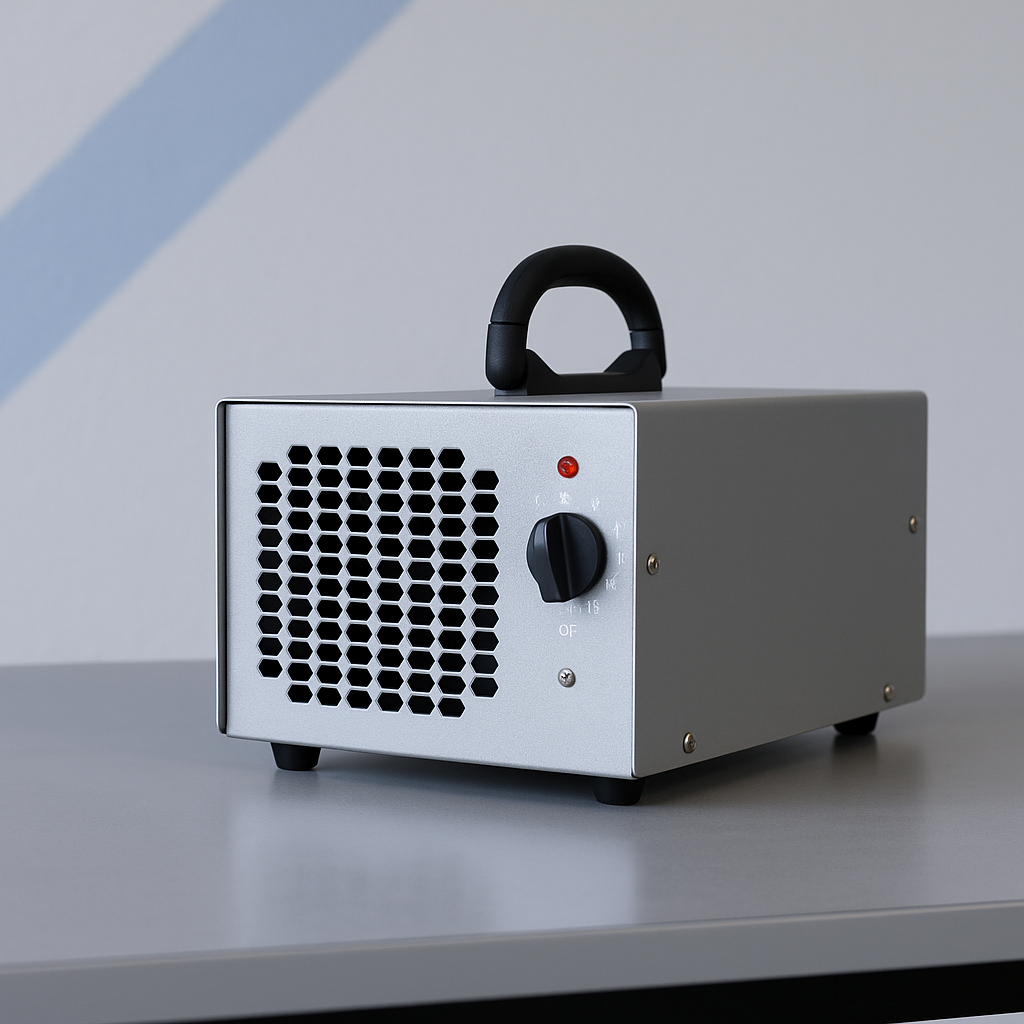 Gereinigte Fußmatten im Fahrzeug mit streifen versehen